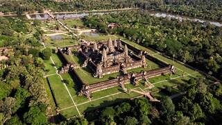 Magnete Frigorifero 3D Angkor Wat Cambogia - Souvenir Di Viaggio In Resina Fatta A Mano - Regalo Ricordo Per Collezionisti - 7x5 Cm