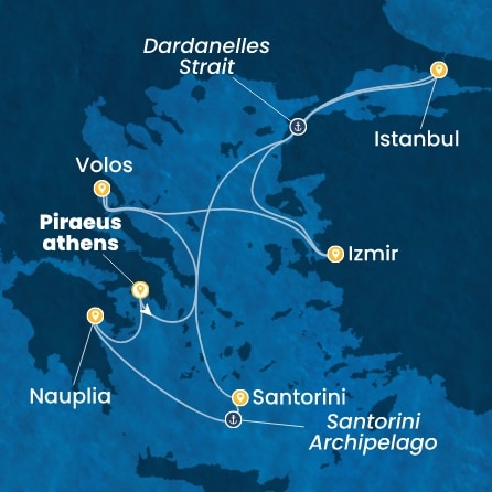 Route 7 Nächte - Griechenland,  Türkei