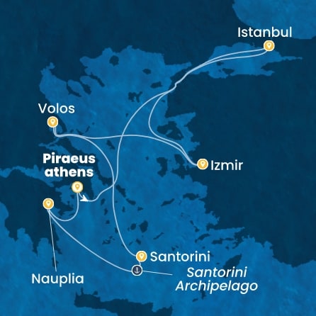 Route 7 Nächte - Griechenland,  Türkei