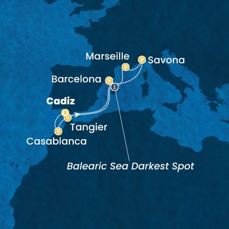 Espagne, France, Italie, Maroc