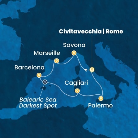 Mappa Itinerario