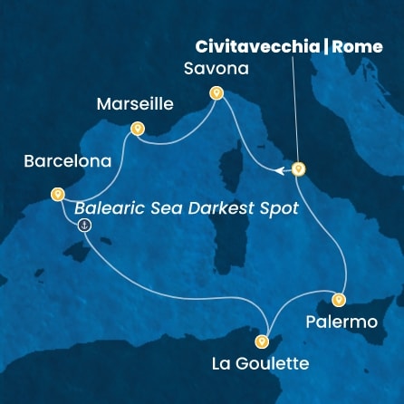 Mappa Itinerario