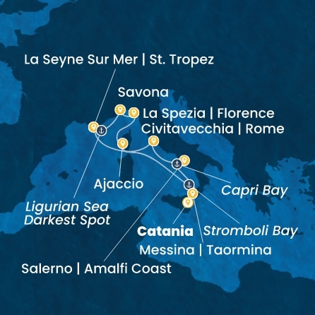 Itinerario crociera Itinerario crociera