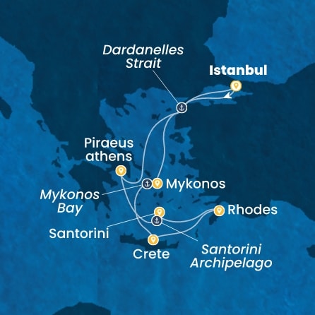 Mappa Itinerario