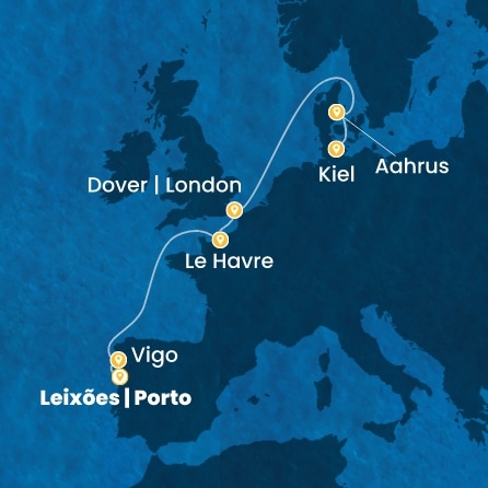 Portugal, Espagne, France, Grande-Bretagne, Danemark, Allemagne