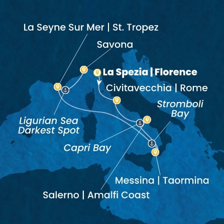 Itinerario crociera Itinerario crociera