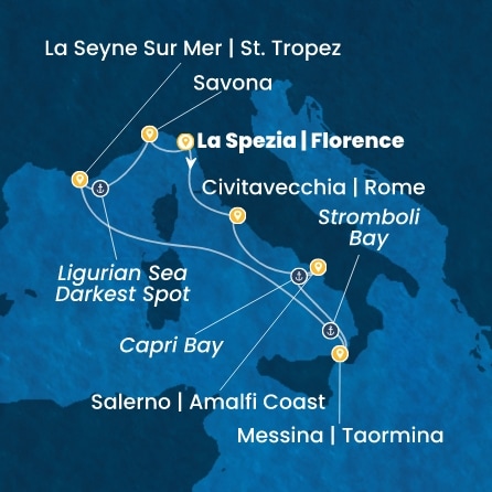 Itinerario crociera Itinerario crociera