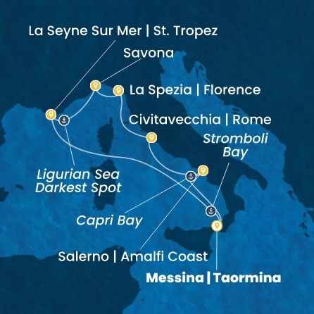 Itinerario crociera Itinerario crociera