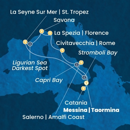 Itinerario crociera Itinerario crociera