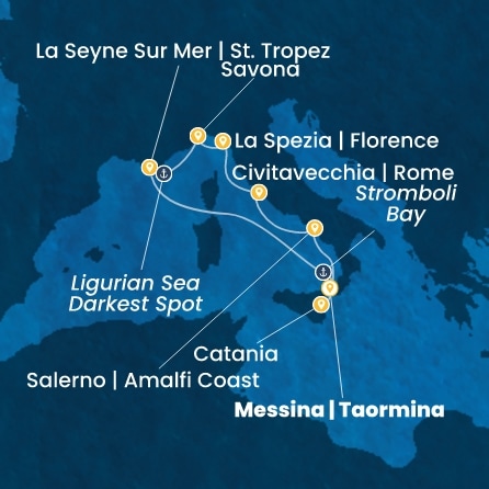 Itinerario crociera Itinerario crociera