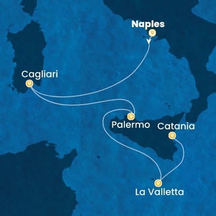 Mappa Itinerario