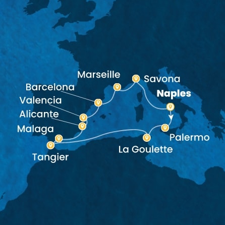 Itinerario crociera Itinerario crociera