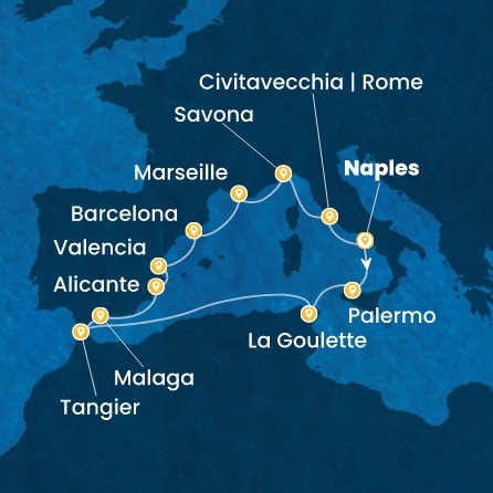 Itinerario crociera Itinerario crociera