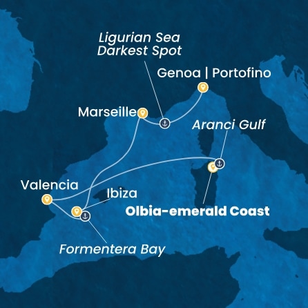 Mappa Itinerario