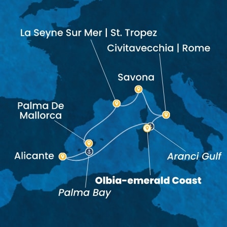 Mappa Itinerario