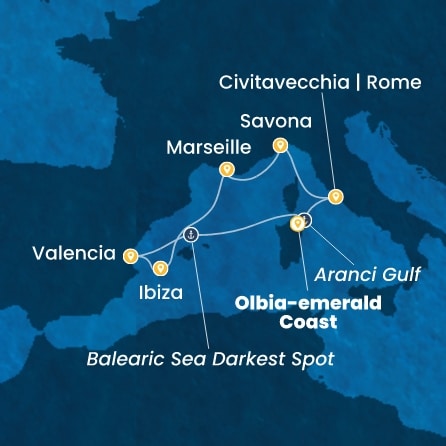 Itinerario crociera Itinerario crociera