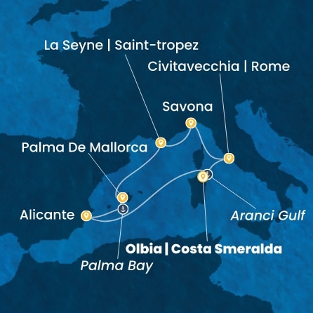 Itinerario crociera Itinerario crociera