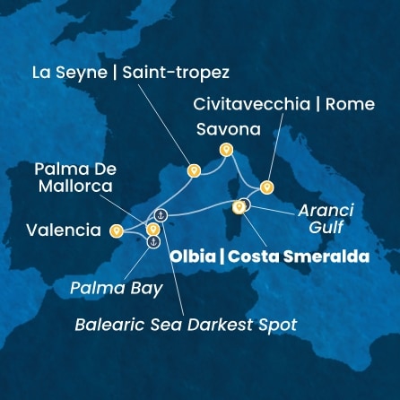 Itinerario crociera Itinerario crociera
