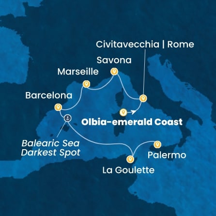 Mappa Itinerario