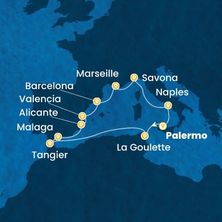 Itinerario crociera Itinerario crociera