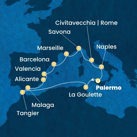 Itinerario crociera Itinerario crociera