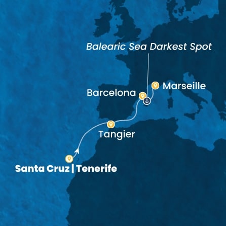 Route 5 Nächte Kanaren (Spanien), Marokko, Spanien, Frankreich